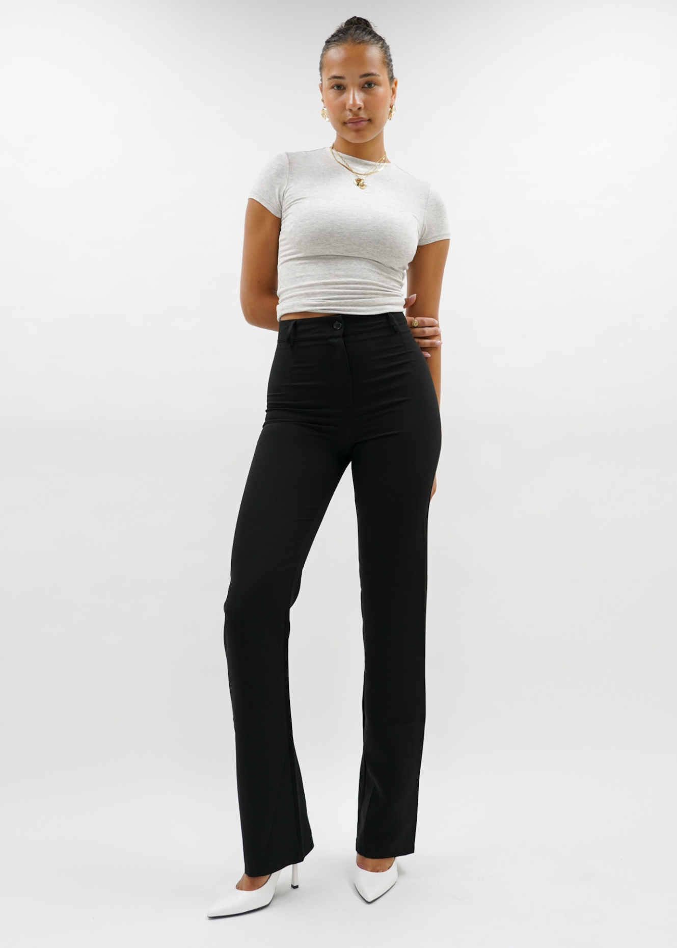 Maye - Pantalons à jambe droite classique