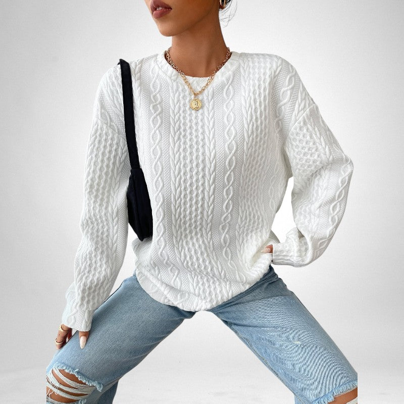 Margaux | Pull en maille à motifs