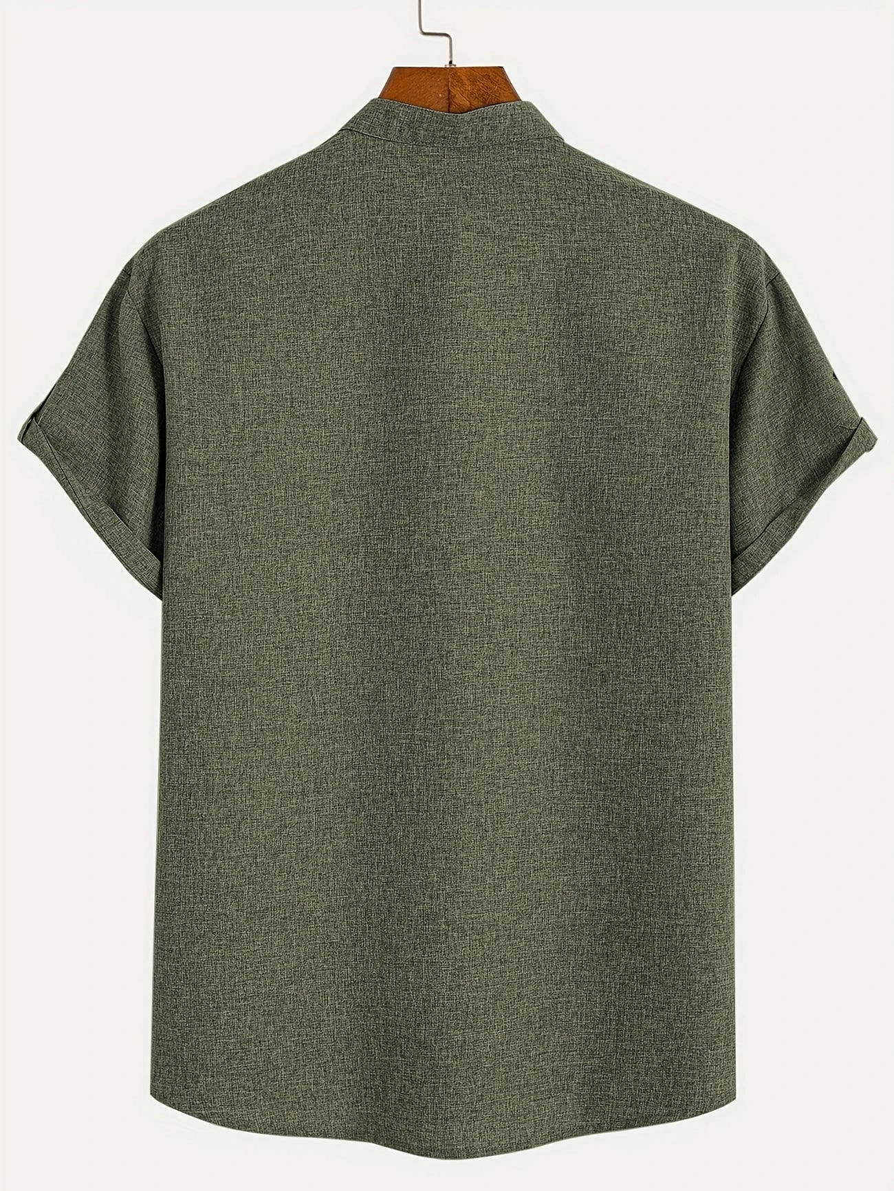 Elliott – Chemise élégante à manches courtes avec col montant