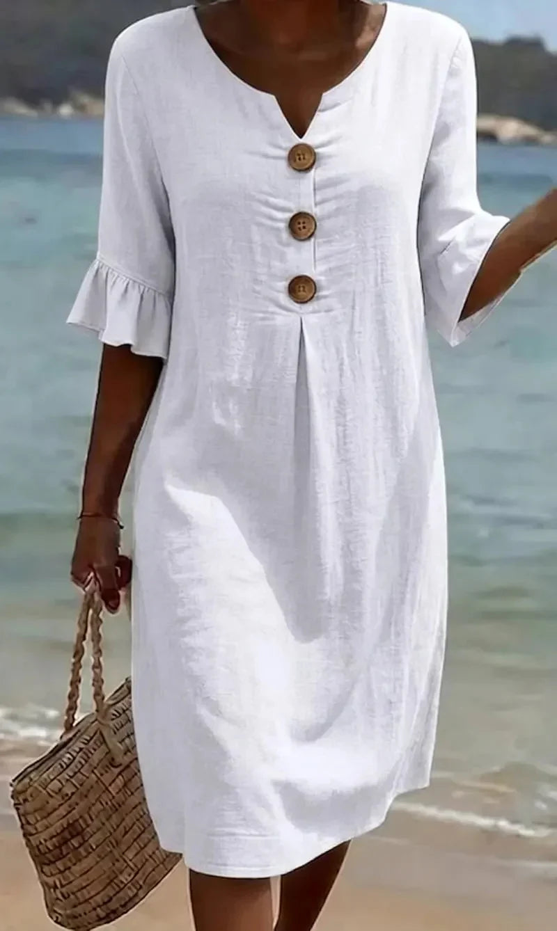 Siena™ | Lightweight Linen Dress for Summer