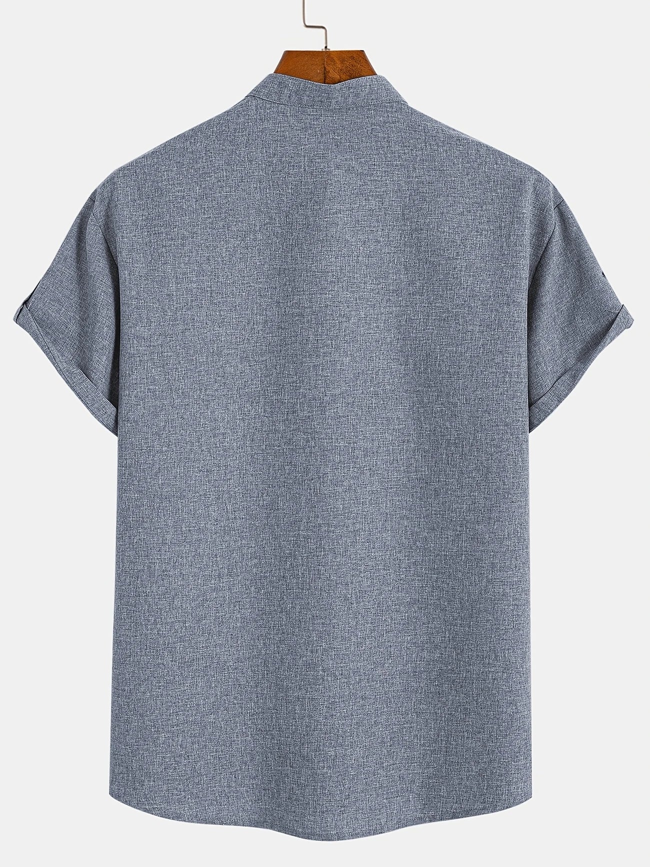 Elliott – Chemise élégante à manches courtes avec col montant