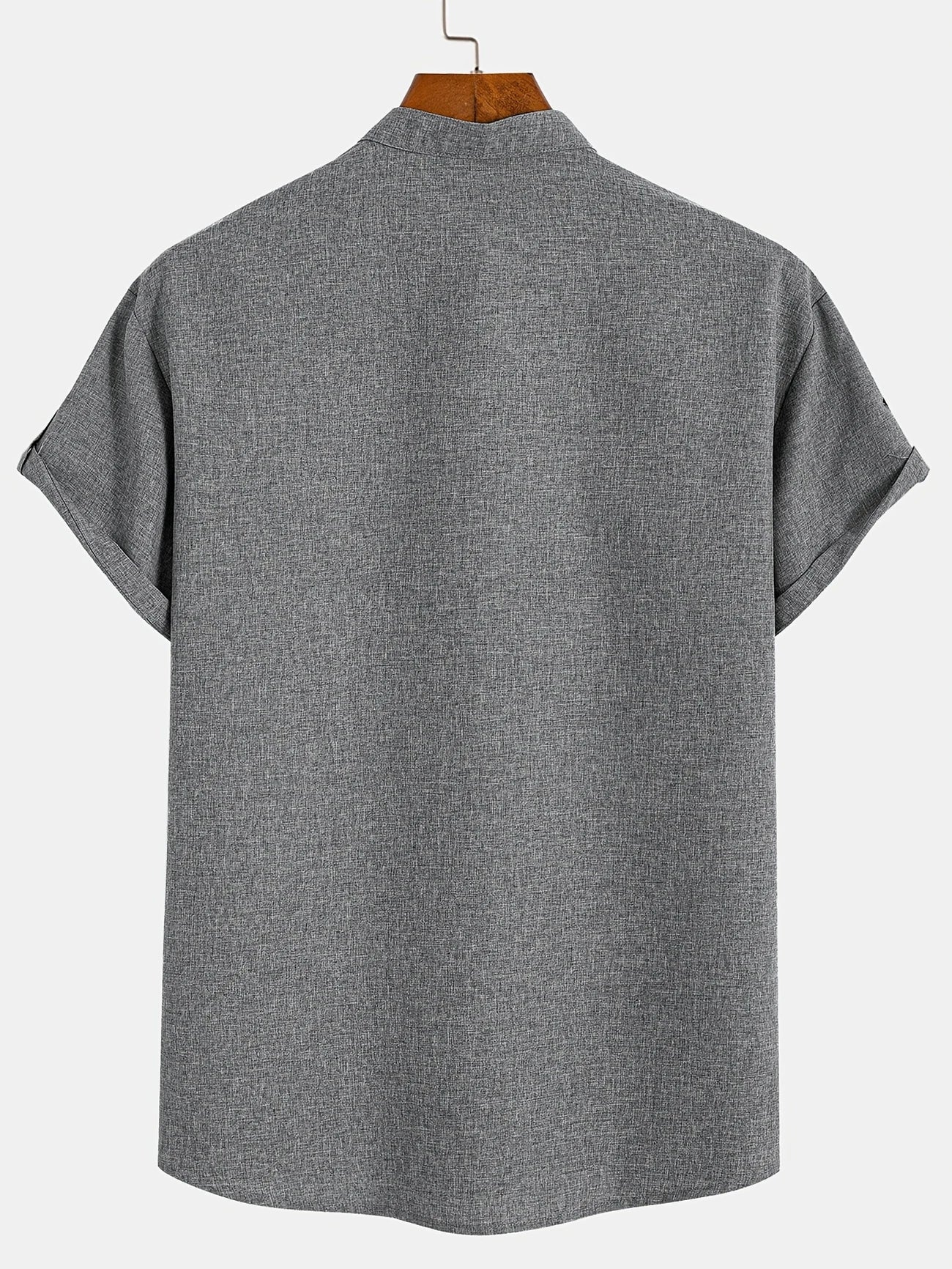 Elliott – Chemise élégante à manches courtes avec col montant