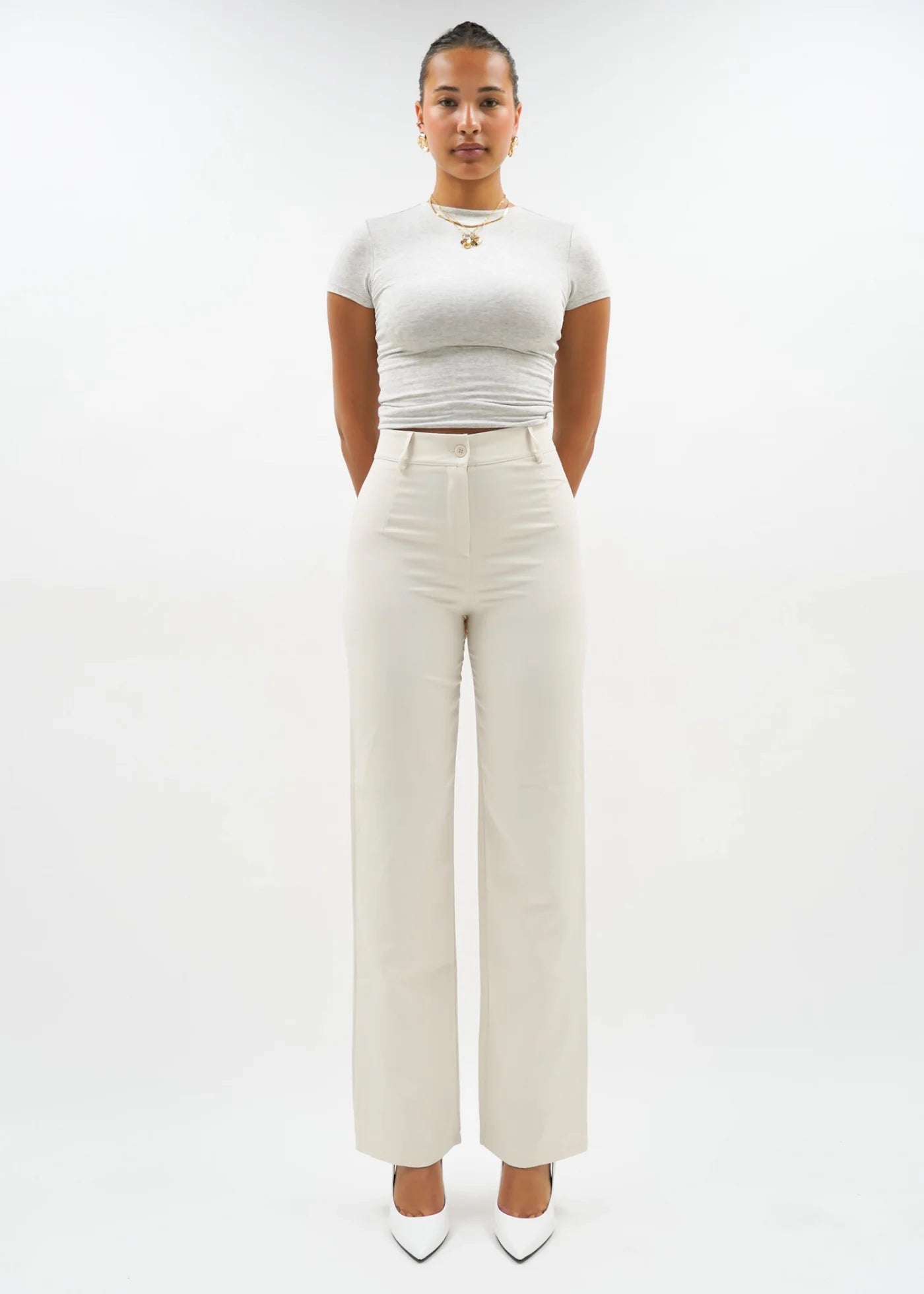 Maye - Pantalons à jambe droite classique