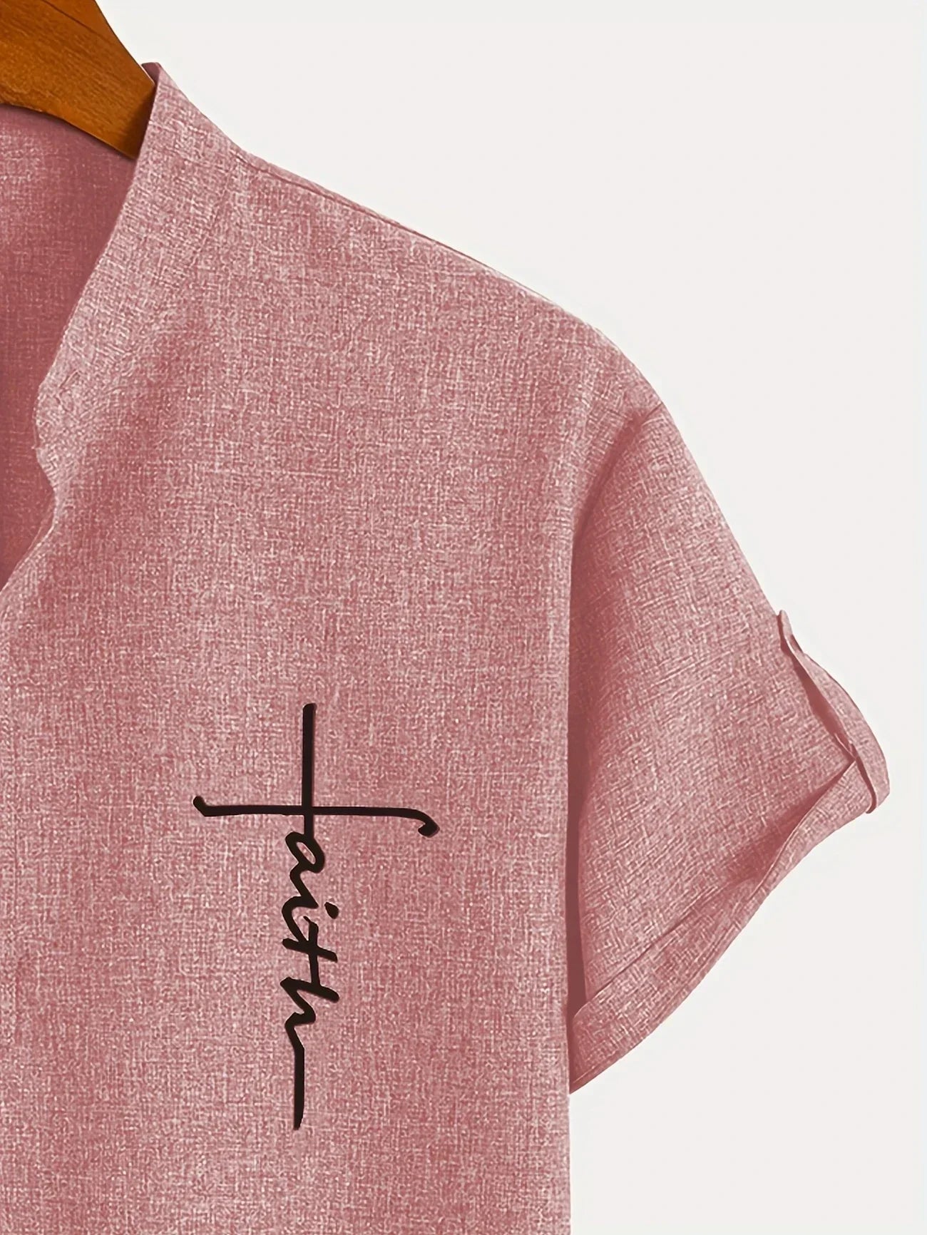 Elliott – Chemise élégante à manches courtes avec col montant