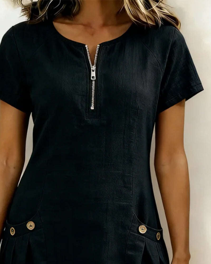 Lina™ Dress — Natural Elegance for Everyday
