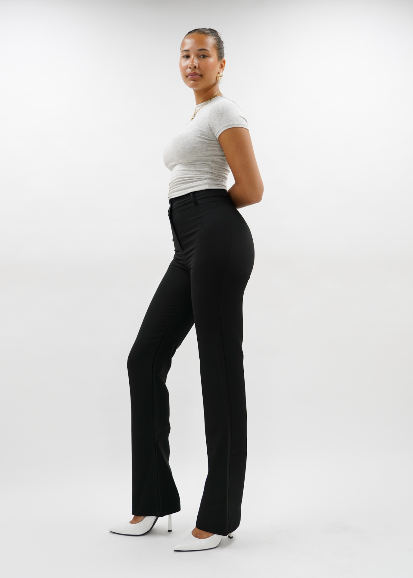 Maye - Pantalons à jambe droite classique