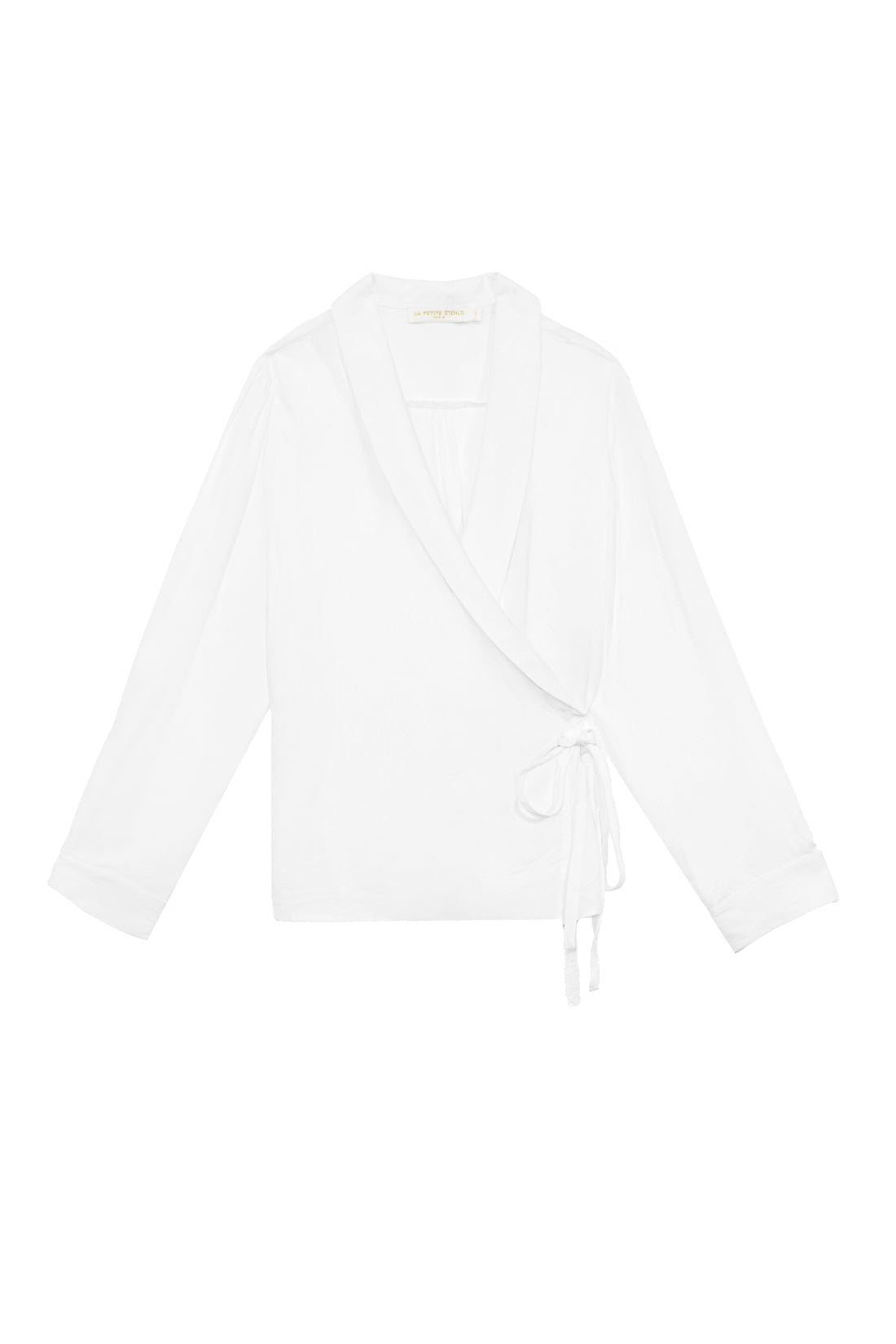 Paris Couture™ |Blouse cache coeur - Blanc