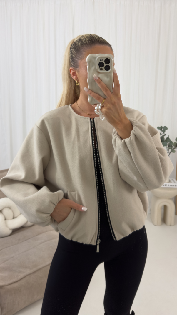 Amélie | Le blouson aviateur zippé Kubby