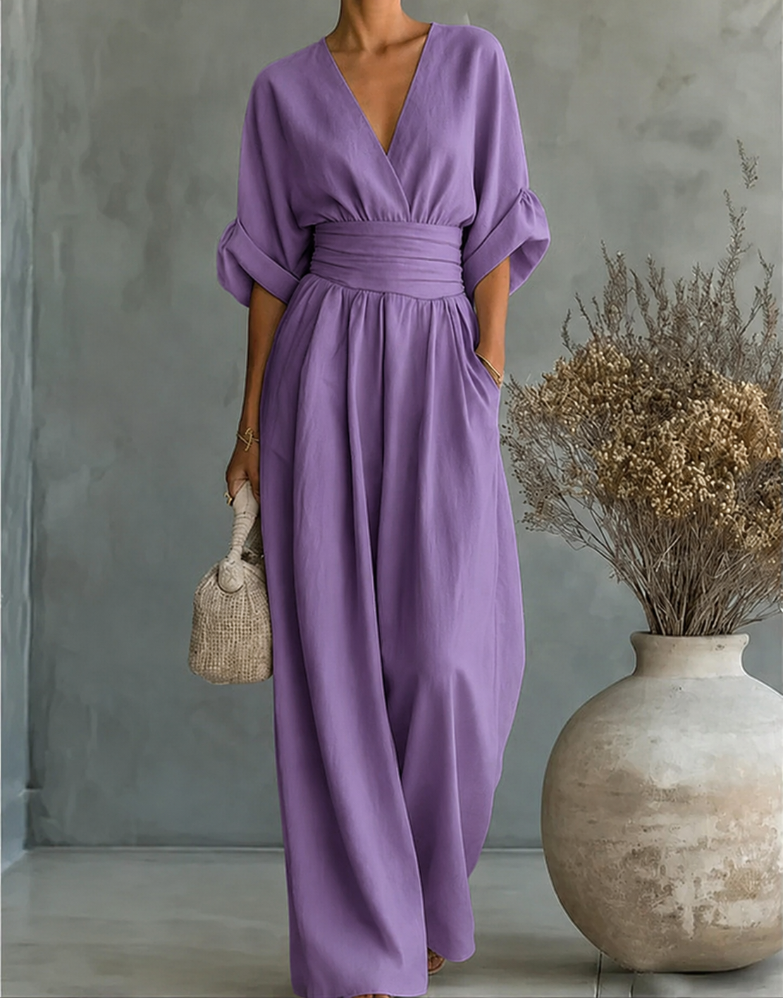 Justine | Elegant Jumpsuit with Wide Legs