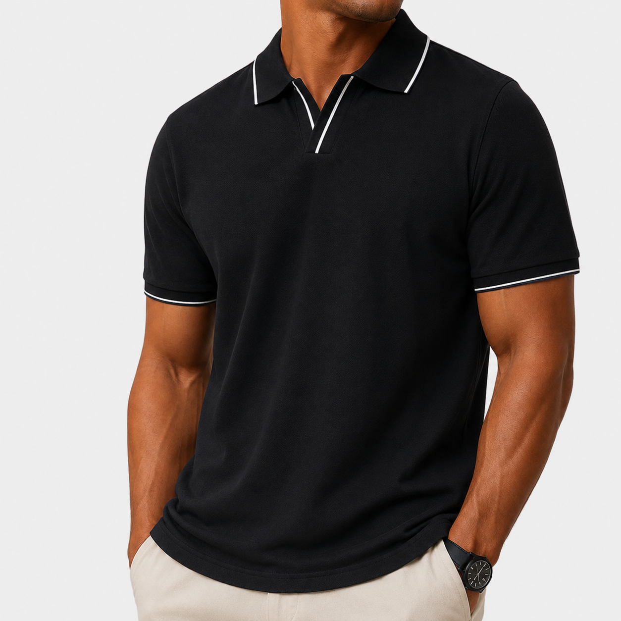 Jones | Elegant Short-Sleeve Polo for Men