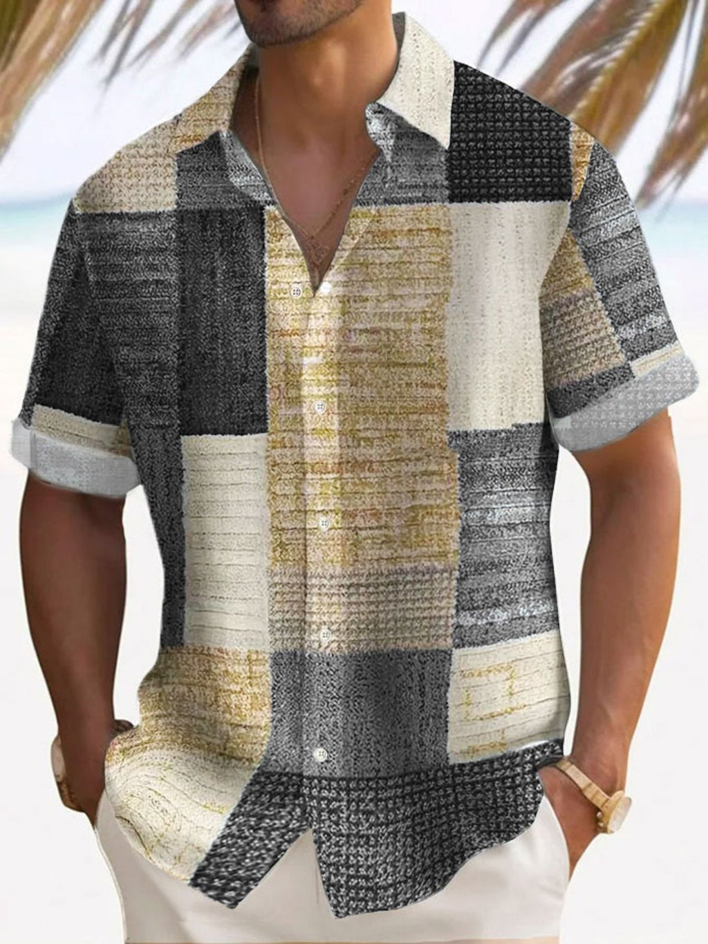 Aaron | Casual Relaxed Fit Button-Up Shirt