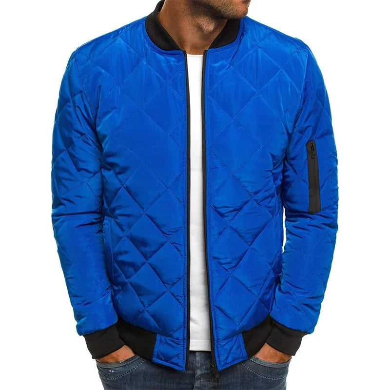 Dale | Veste en coton avec motif losange
