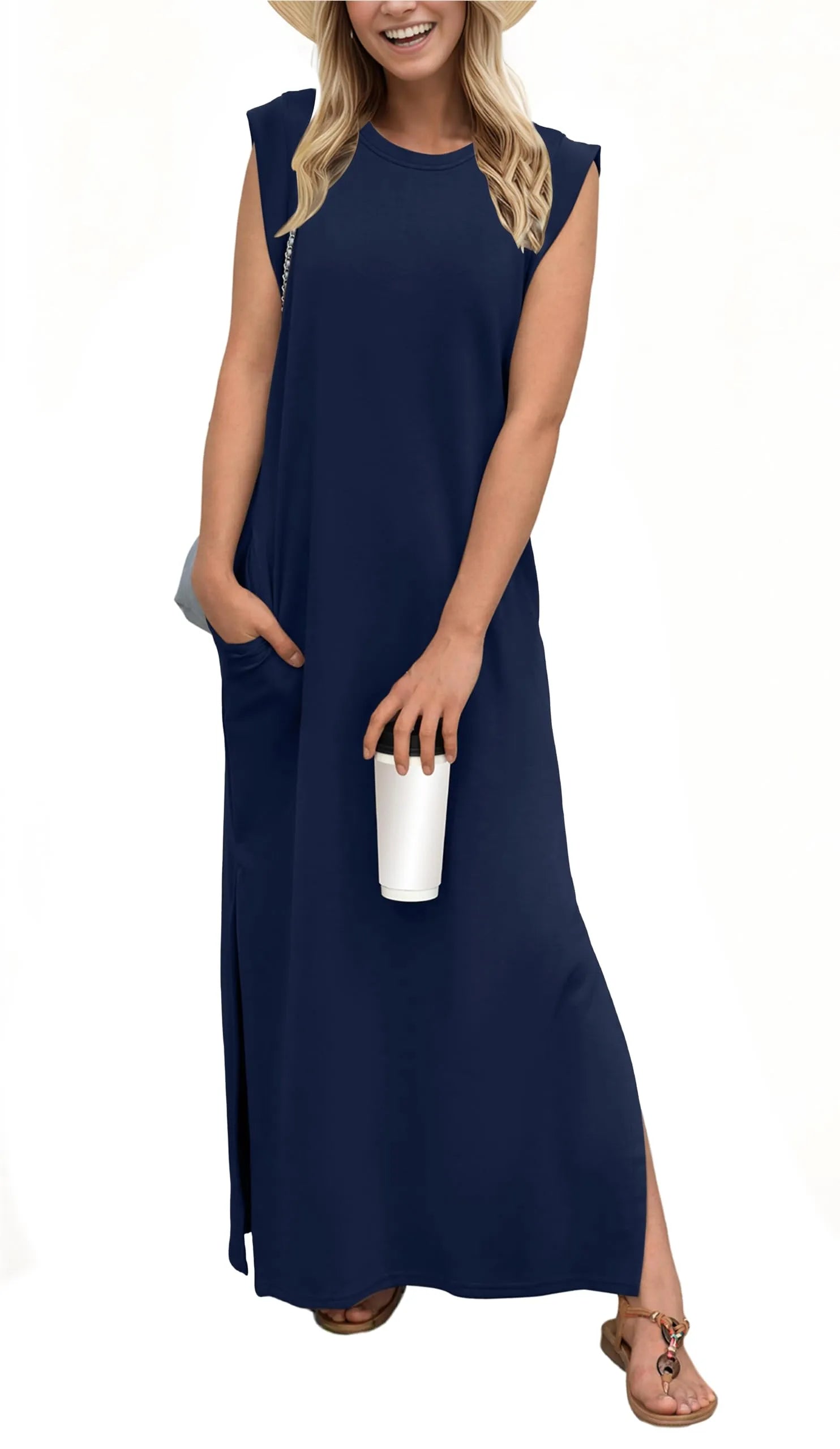 Léna – Robe Longue Intemporelle et Épurée