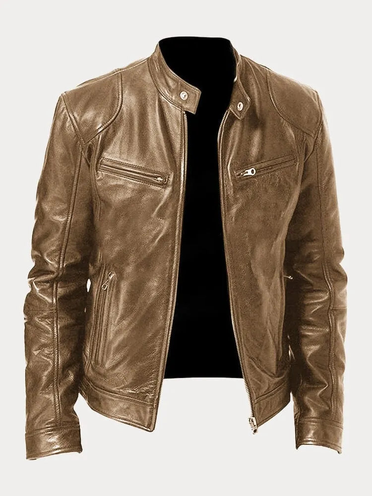 James | Veste en cuir élégante
