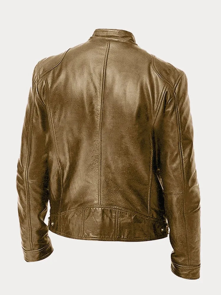 James | Veste en cuir élégante