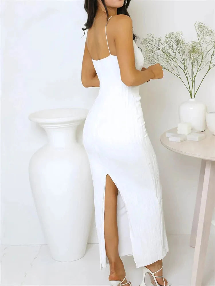 Isabella™ – Robe Longue Élégante Sans Manches