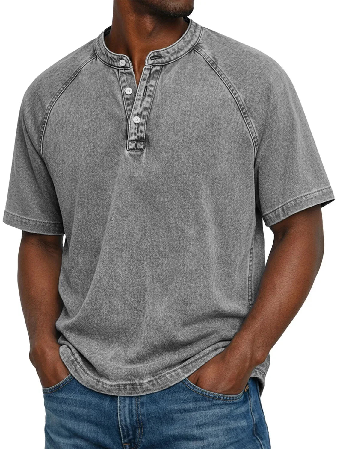 Harry™ | Vintage Men's Shirt with Buttons
