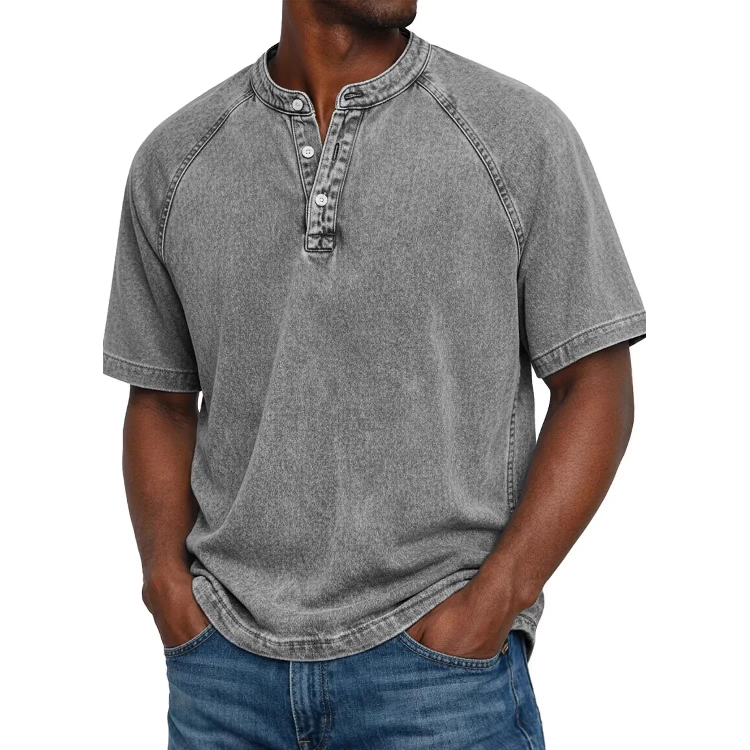 Harry™ | Vintage Men's Shirt with Buttons