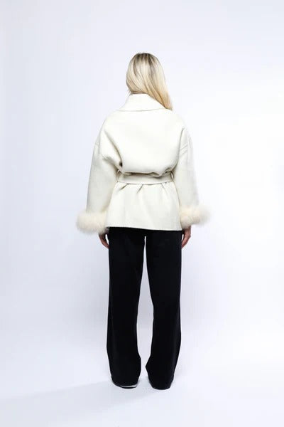 FIORENZA™ | MANTEAU EN LAINE LUXE