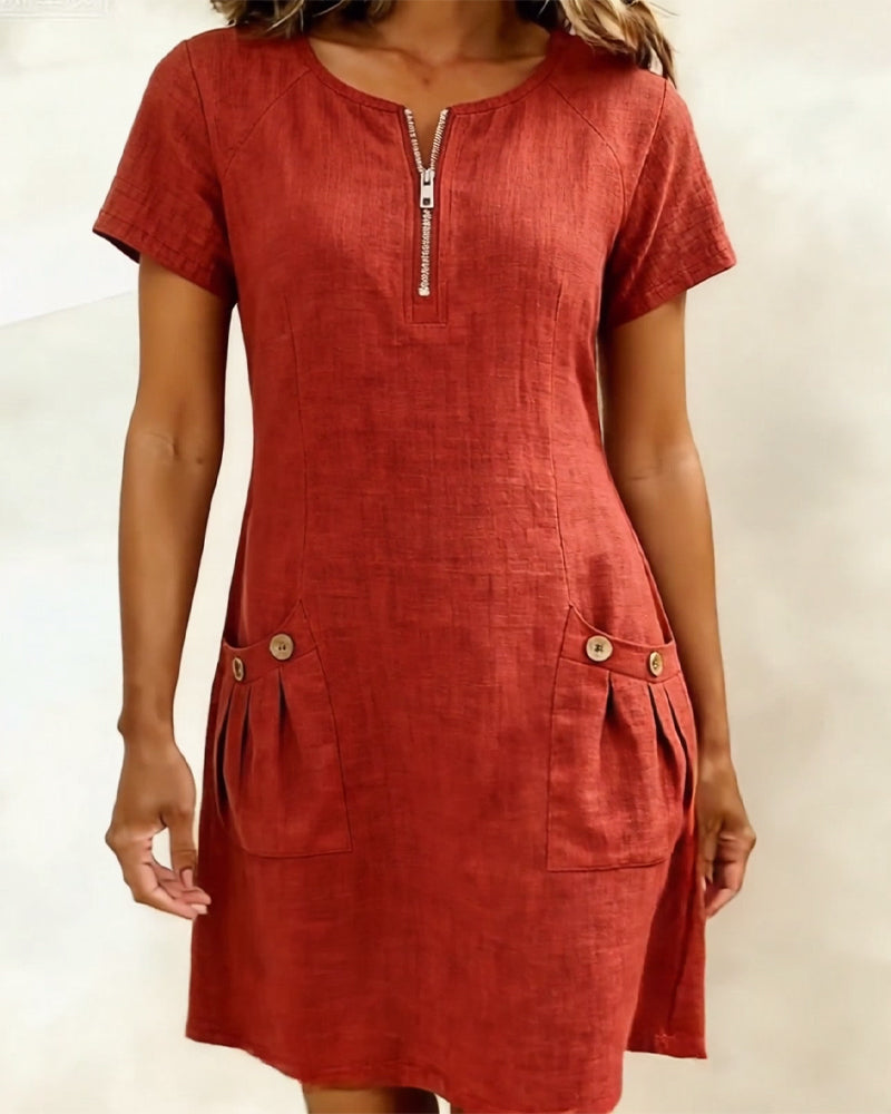 Lina™ Dress — Natural Elegance for Everyday