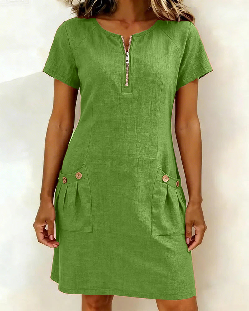 Lina™ Dress — Natural Elegance for Everyday