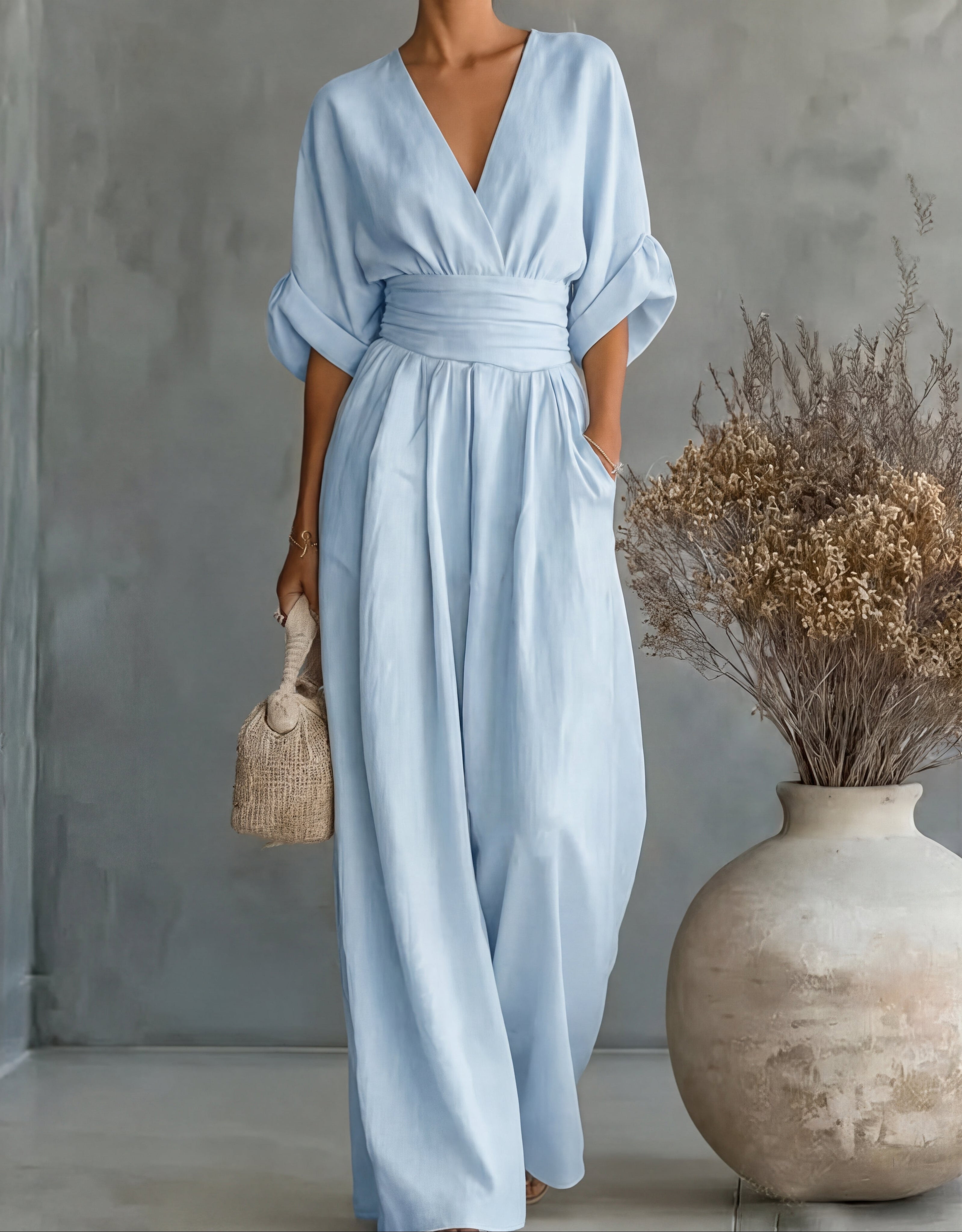 Justine | Elegant Jumpsuit with Wide Legs