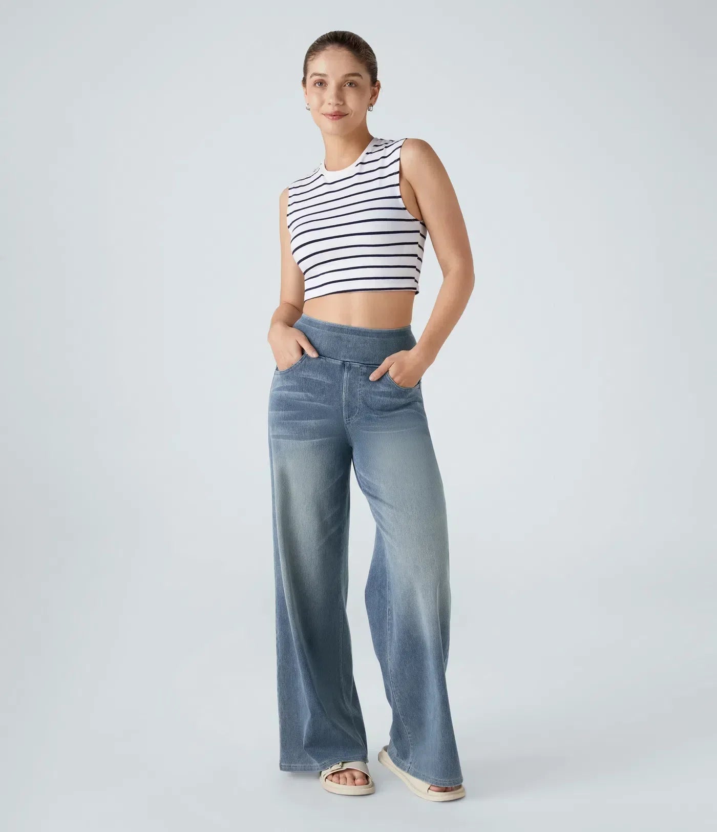 Marlowe – High-waist shaping comfort trousers