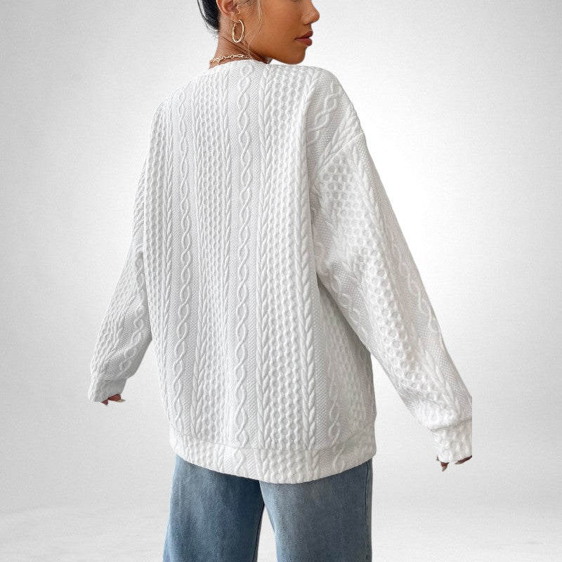 Margaux | Pull en maille à motifs