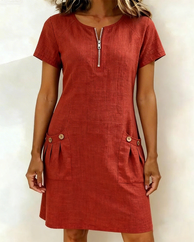 Lina™ Dress — Natural Elegance for Everyday