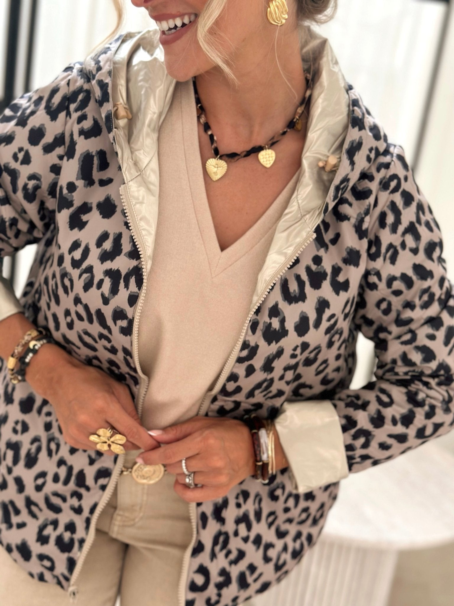 Paris Couture™ | La veste leopard dore
