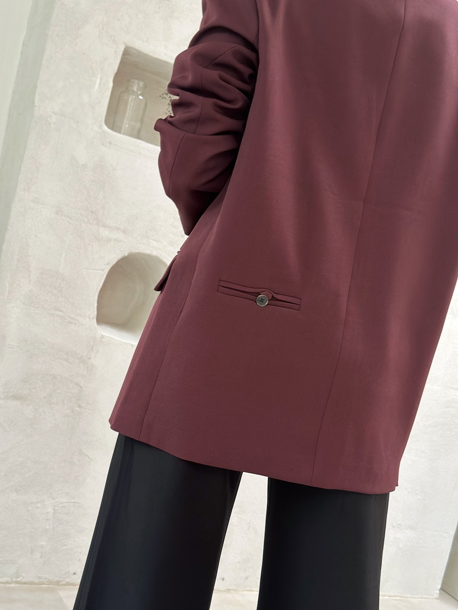 Paris Couture™ | Le blazer bordeaux