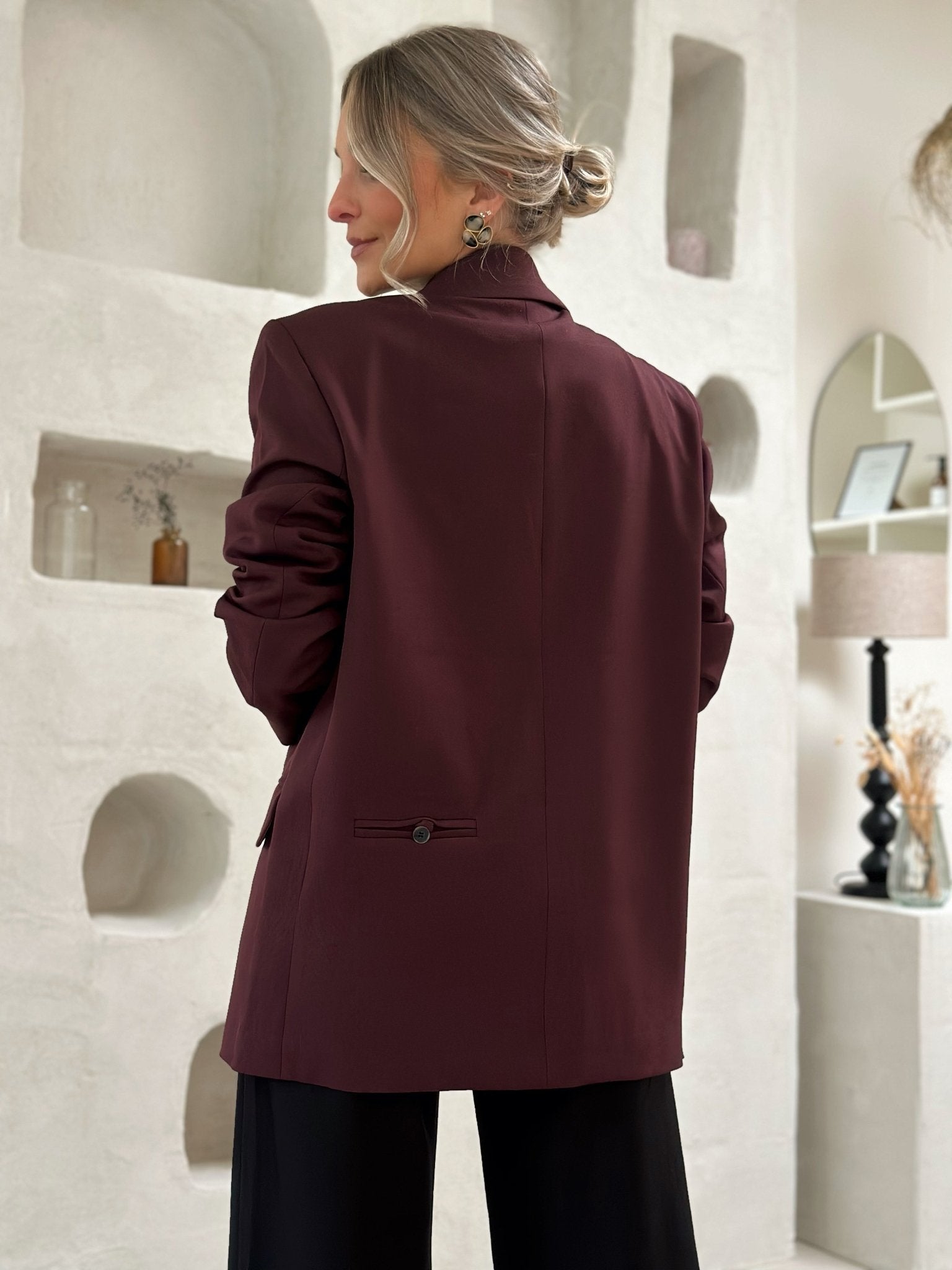 Paris Couture™ | Le blazer bordeaux