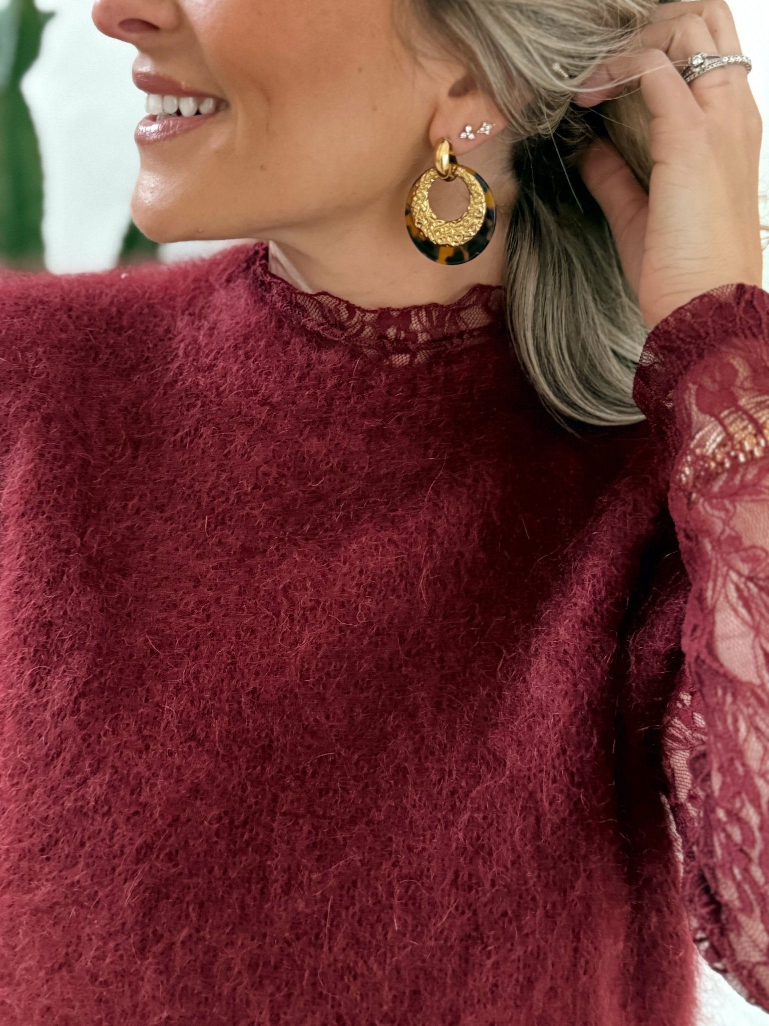 Paris Couture™ | Le pull bordeaux