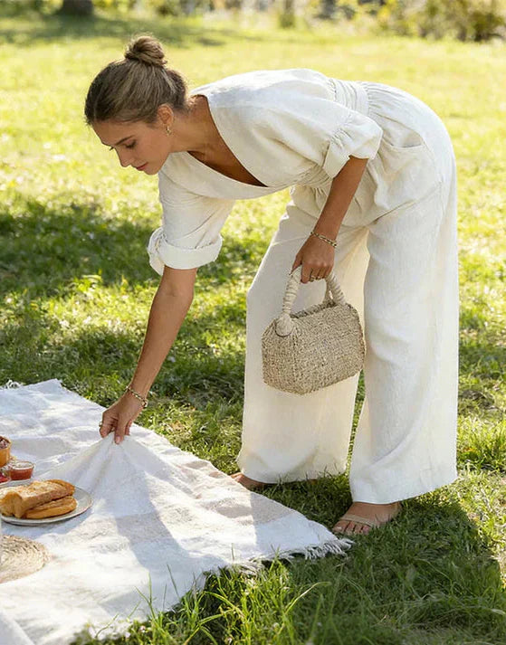 Justine | Elegant Jumpsuit with Wide Legs