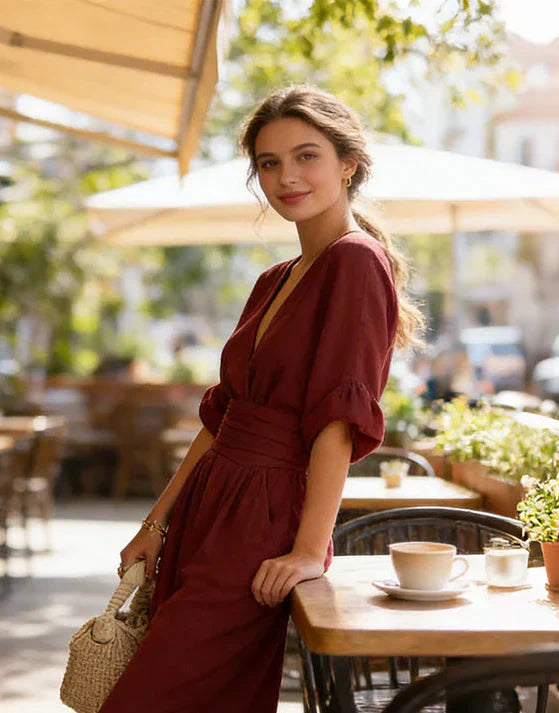Justine | Elegant Jumpsuit with Wide Legs