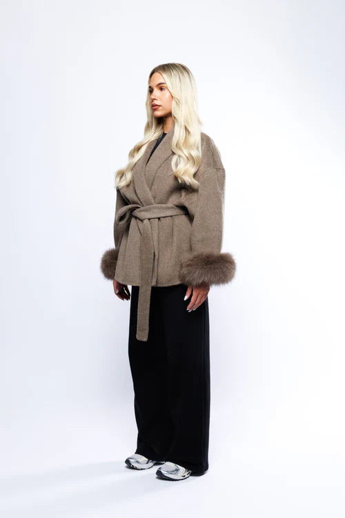 FIORENZA™ | MANTEAU EN LAINE LUXE