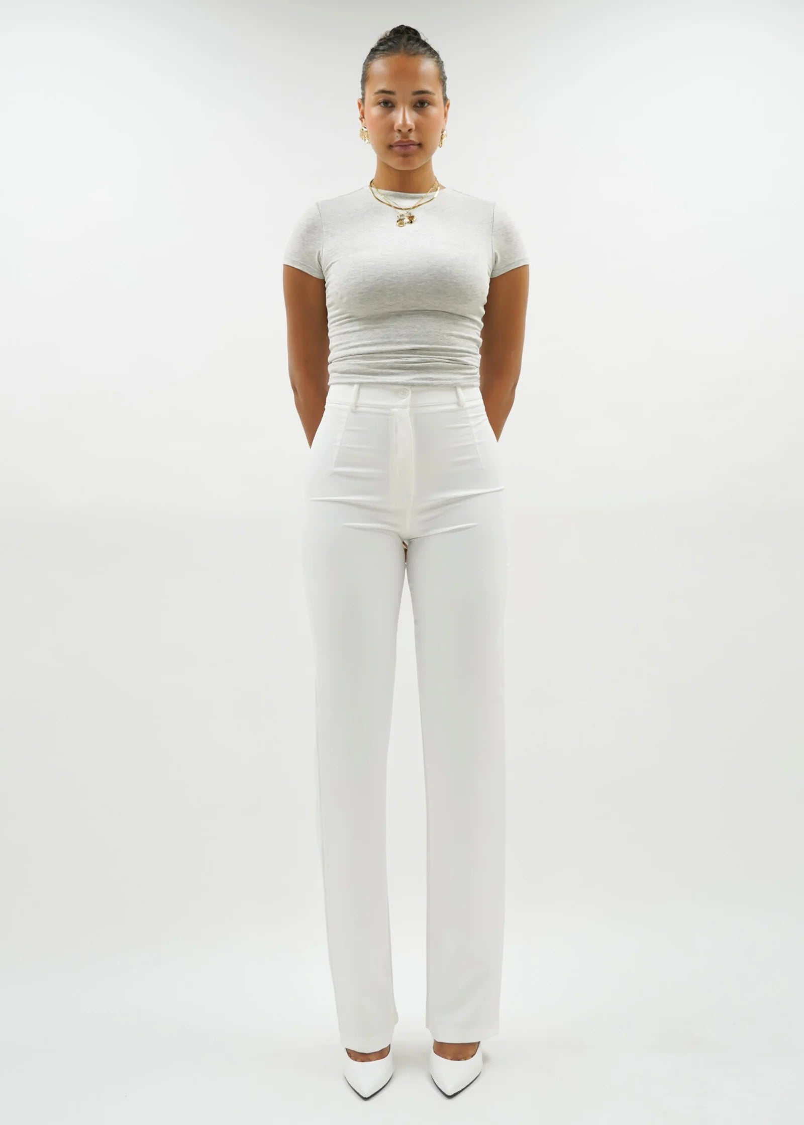 Maye - Pantalons à jambe droite classique
