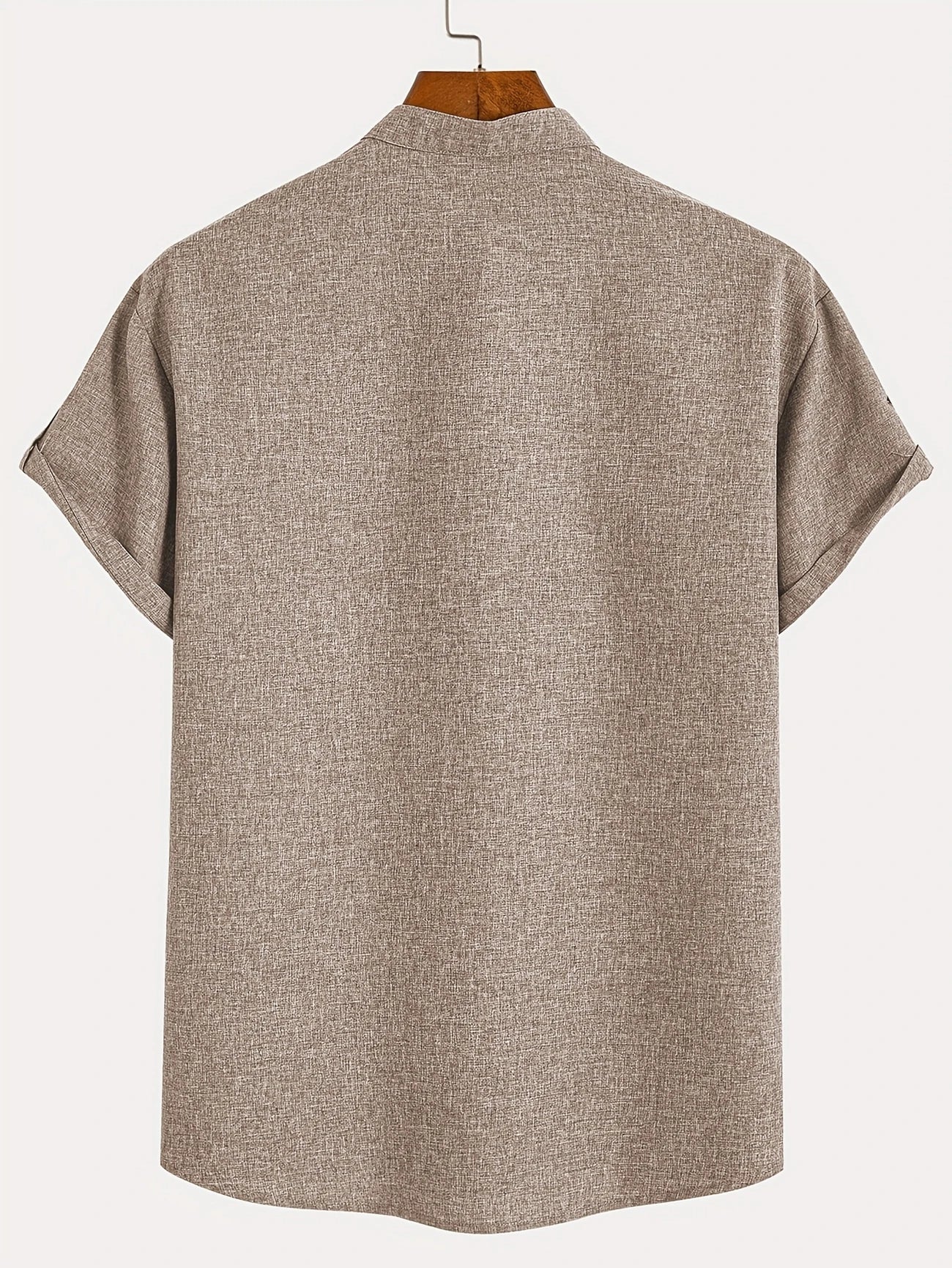 Elliott – Chemise élégante à manches courtes avec col montant
