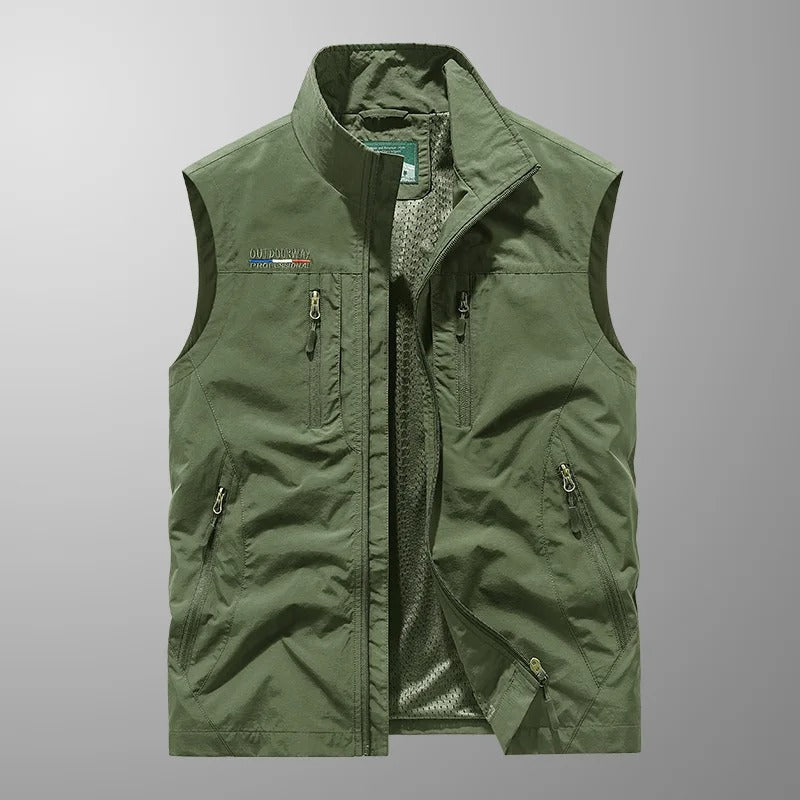 Rob | Breathable Utility Vest with Multiple Pockets