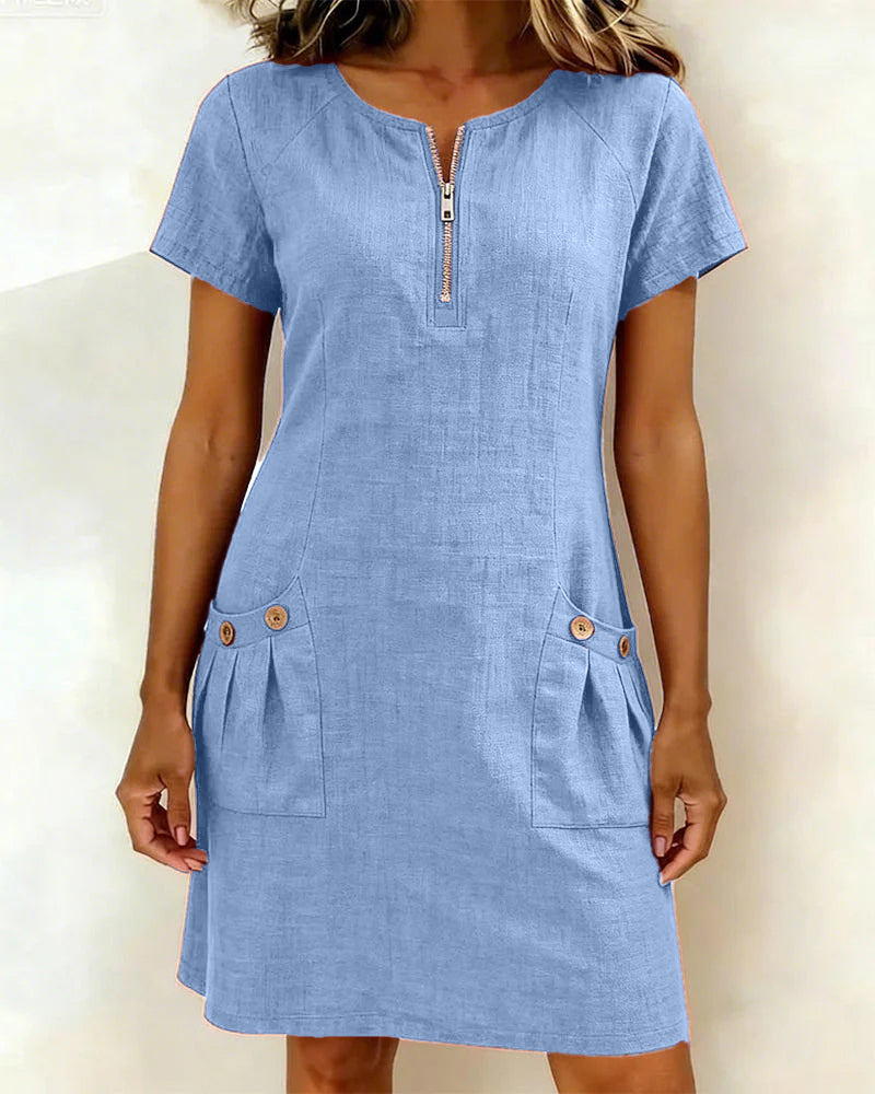 Lina™ Dress — Natural Elegance for Everyday