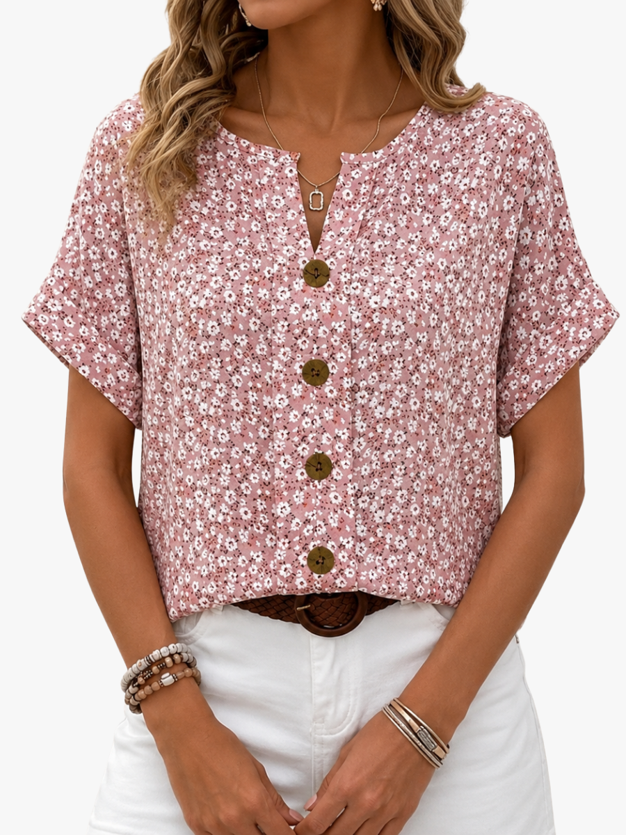 MOREAU | CHIC FLORAL BLOUSE FOR WOMEN