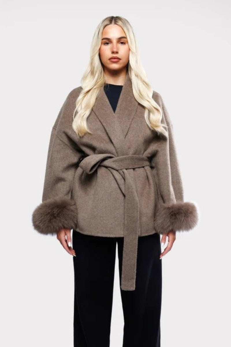 FIORENZA™ | MANTEAU EN LAINE LUXE