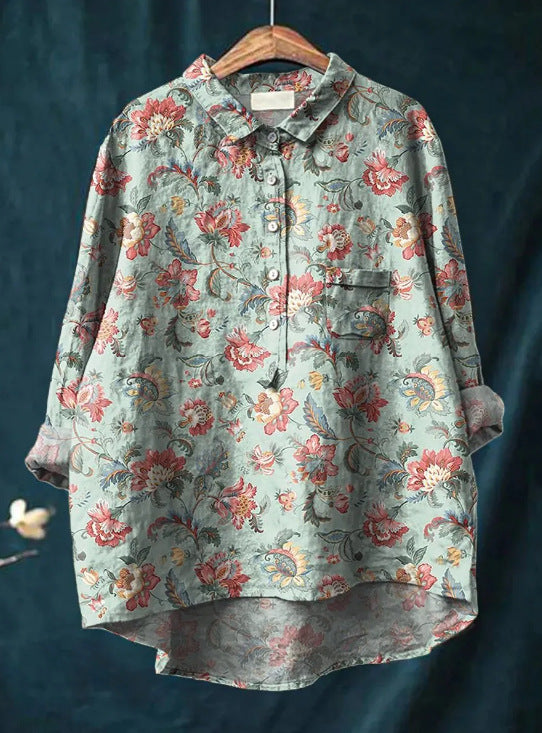 Laura™ | Chemisier classique à motif floral