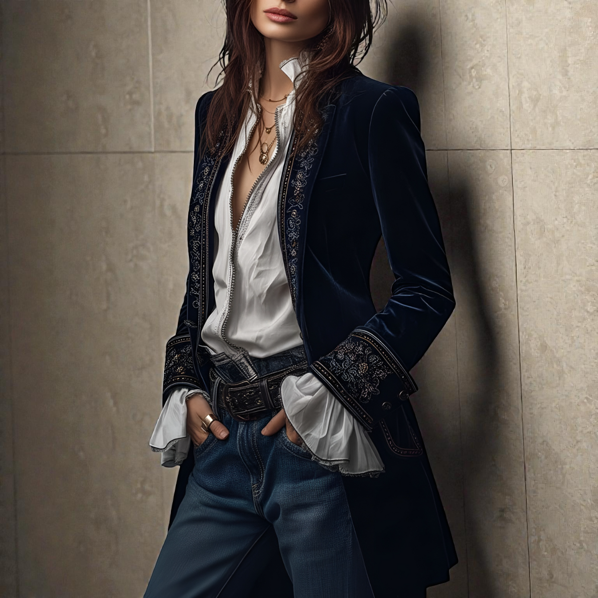 Matilda – Elegant Velvet Jacket