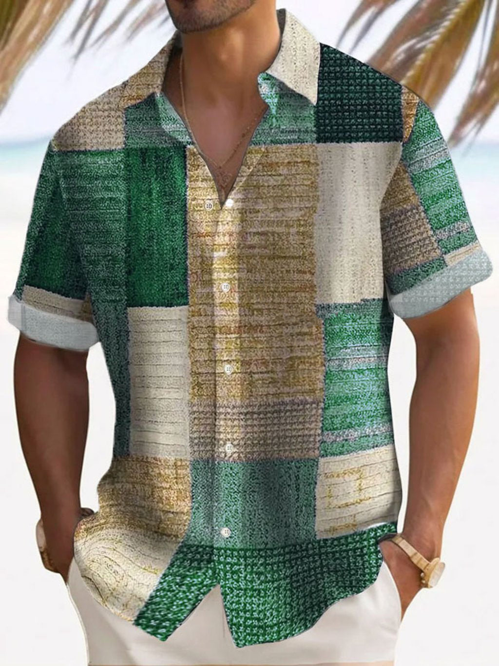 Aaron | Casual Relaxed Fit Button-Up Shirt