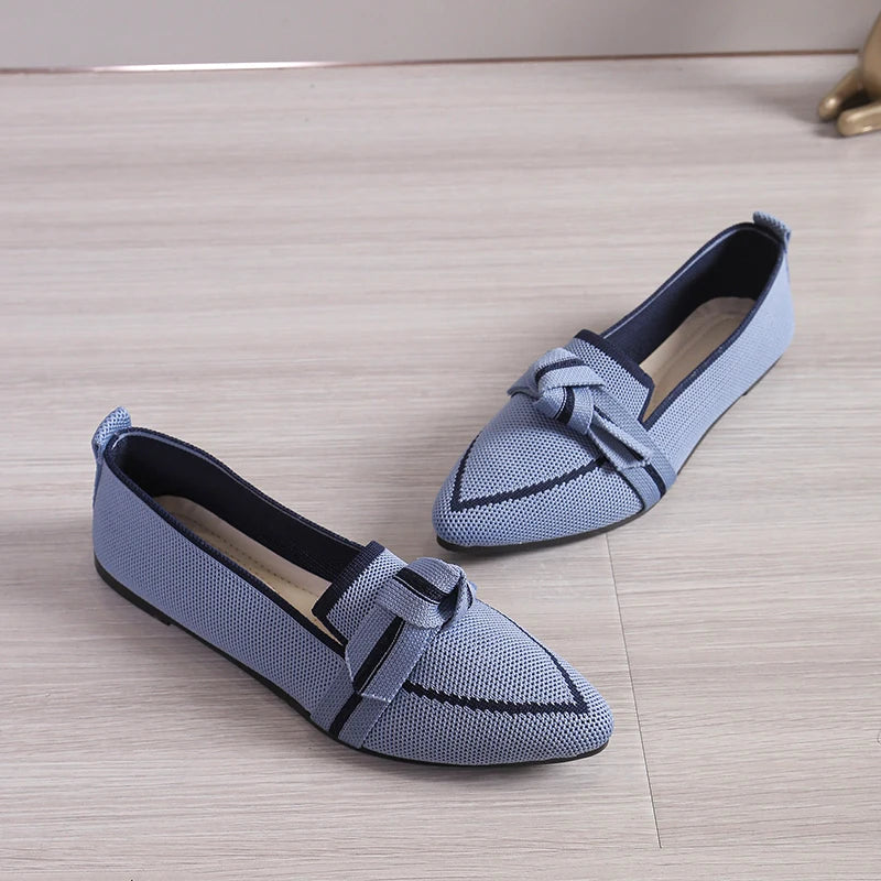 Viviane™ | Ballerines Barefoot à Bout Pointu avec Nœud Papillon