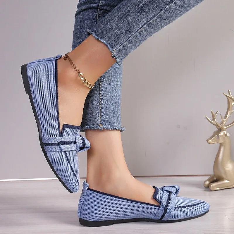 Viviane™ | Ballerines Barefoot à Bout Pointu avec Nœud Papillon