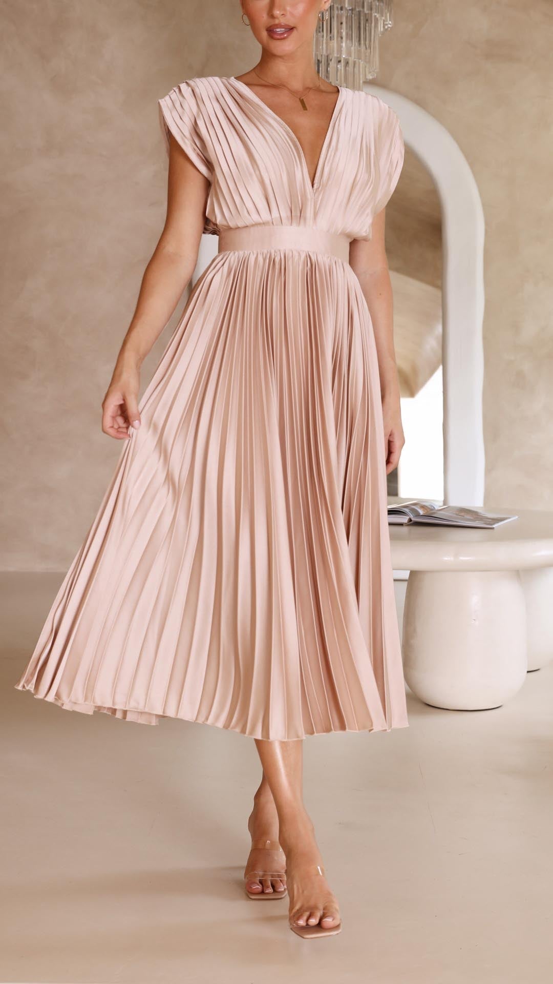 Maria - Robe plissée élégante