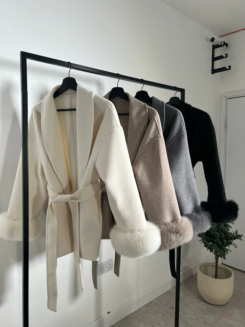 FIORENZA™ | MANTEAU EN LAINE LUXE