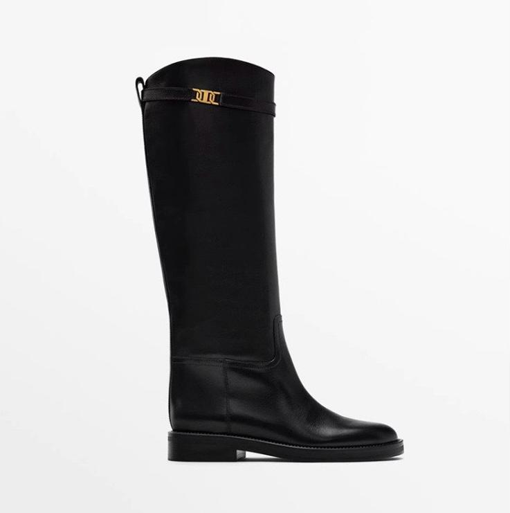 Valentina - Elegant Knee-High Leather Boots